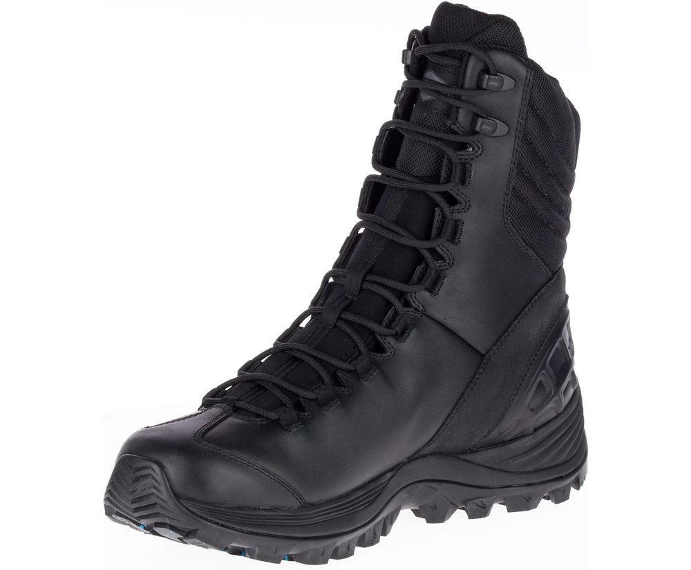 Botas Homem - Merrell Thermo Rogue Tactical Waterproof Ice+ - Pretas - NRI490372